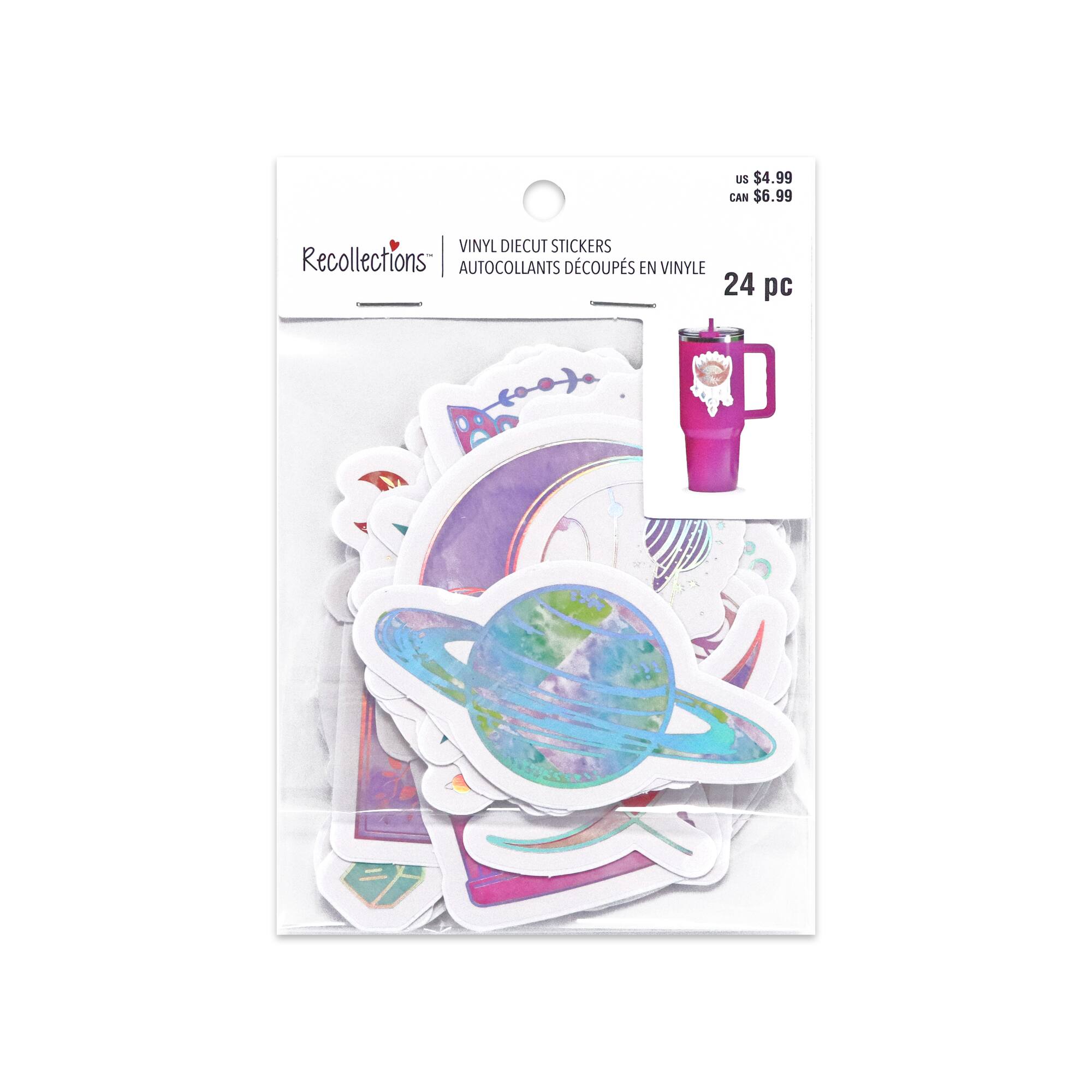 Pastel Celestial Vinyl Die Cut Stickers by Recollections™